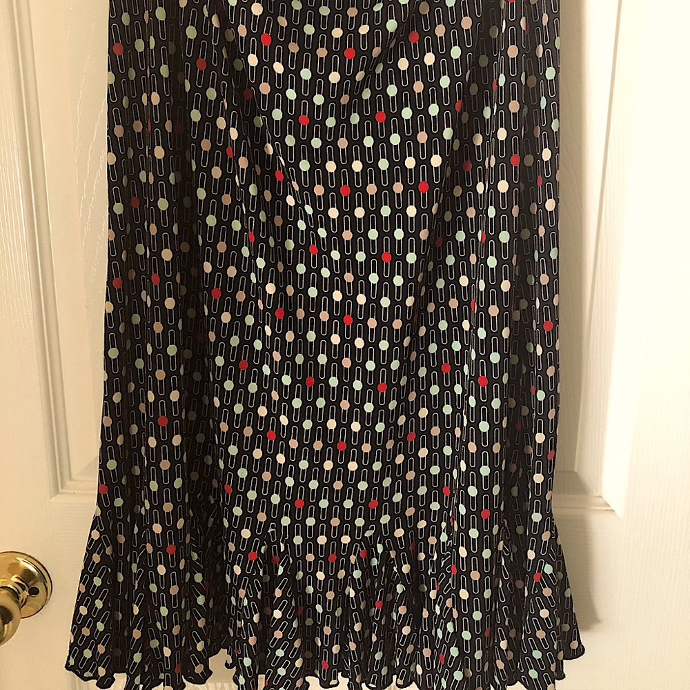 Lily Fit and flare polka dot skirt